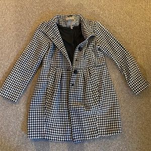 Checkered Pea Coat